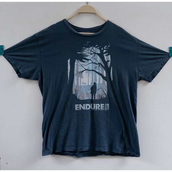 2014 The Last Of Us‎ T-Shirt We Love Fine Video Game Blue Size L - Picture 1 of 6
